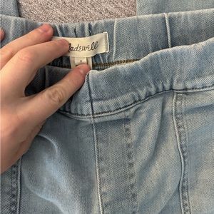 Madewell elastic waist band jeans